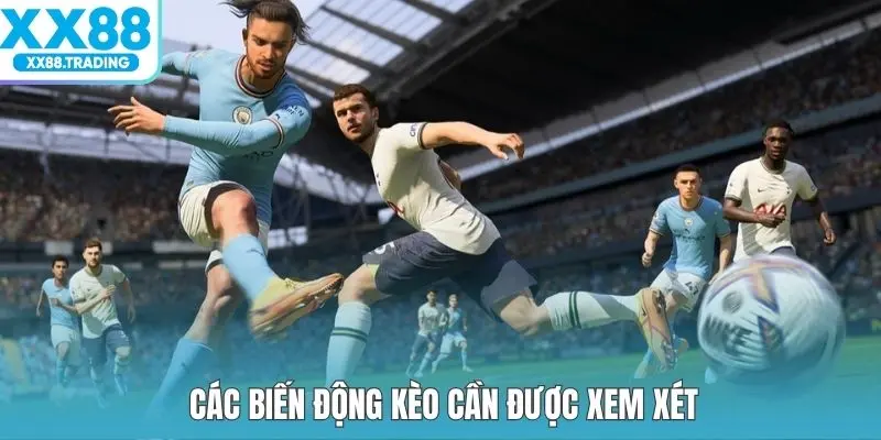 Các biến động kèo cần được xem xét