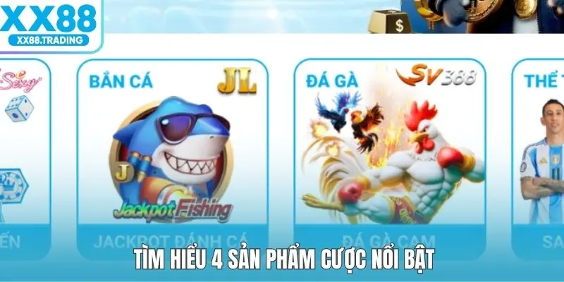 Tìm hiểu 4 sản phẩm cược nổi bật 